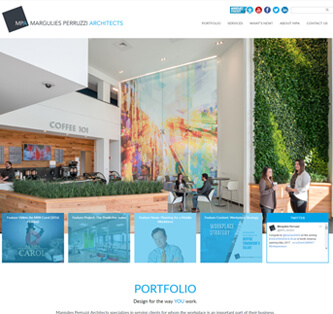 Website design for small business for MP Architects